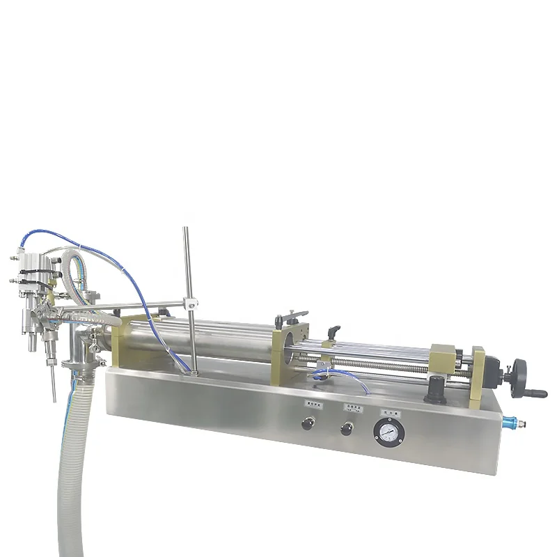 100Ml-1000ml 304 stainless steel semi-automatic cosmetic liquid single head filling machine without hopper