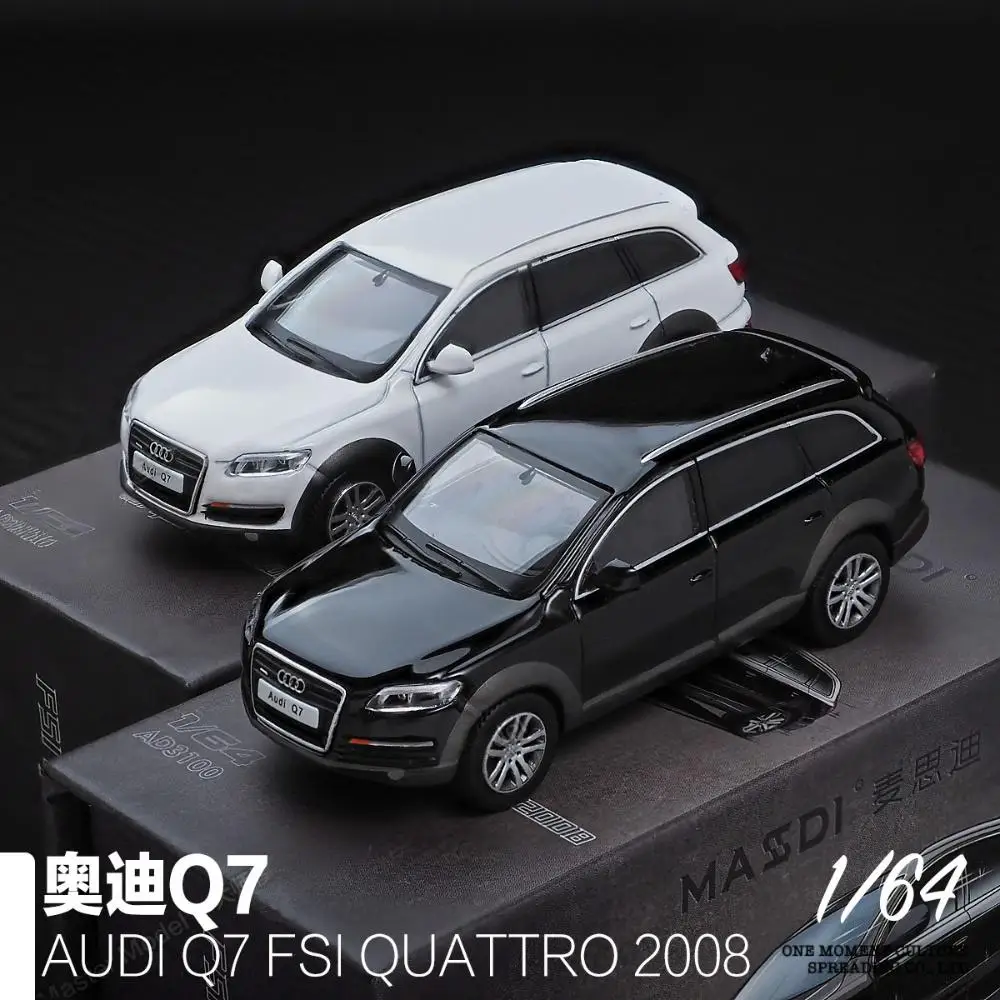 

MASDI 1/64 Q7 FSI Quattro SUV 2008 Alloy Racing Car Diecasts & Toy Vehicles Car Model Miniature Scale Model Car For Children