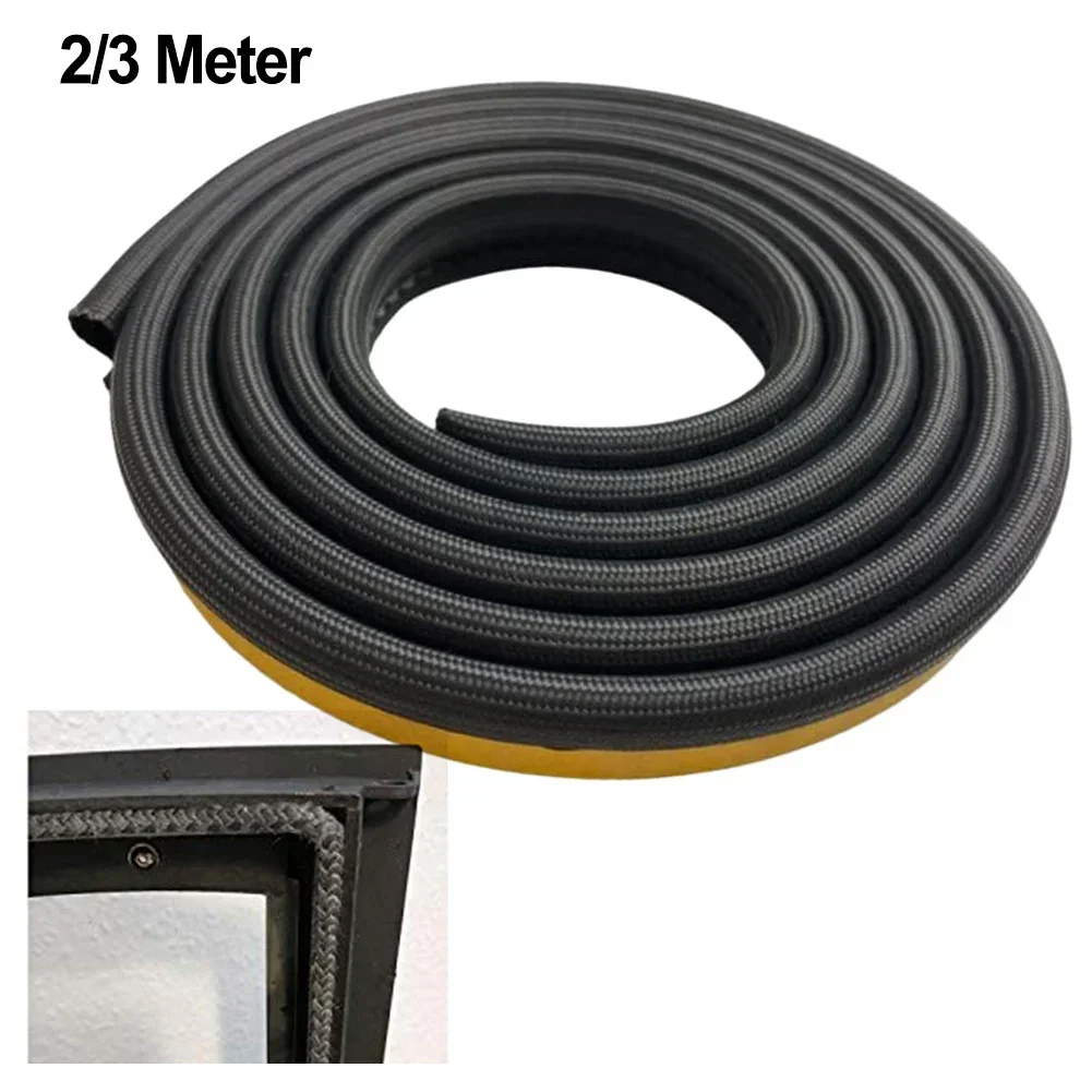 1 Pcs Stove Rope Door Seal Glass Yarns Diameter 10mm Width 18mm Sealing Cord Length 2 Meters 3 Meters Stove Parts