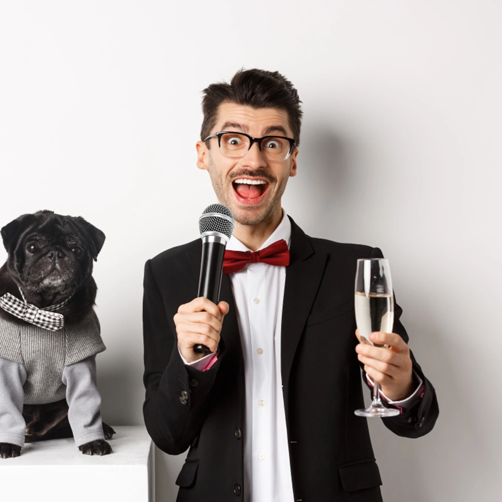 شبكة تصادم الميكروفون البديلة لرؤوس الشبكة وغطاء الدرع وشبكة كروية فضية للزجاج الأمامي متوافقة وعملية