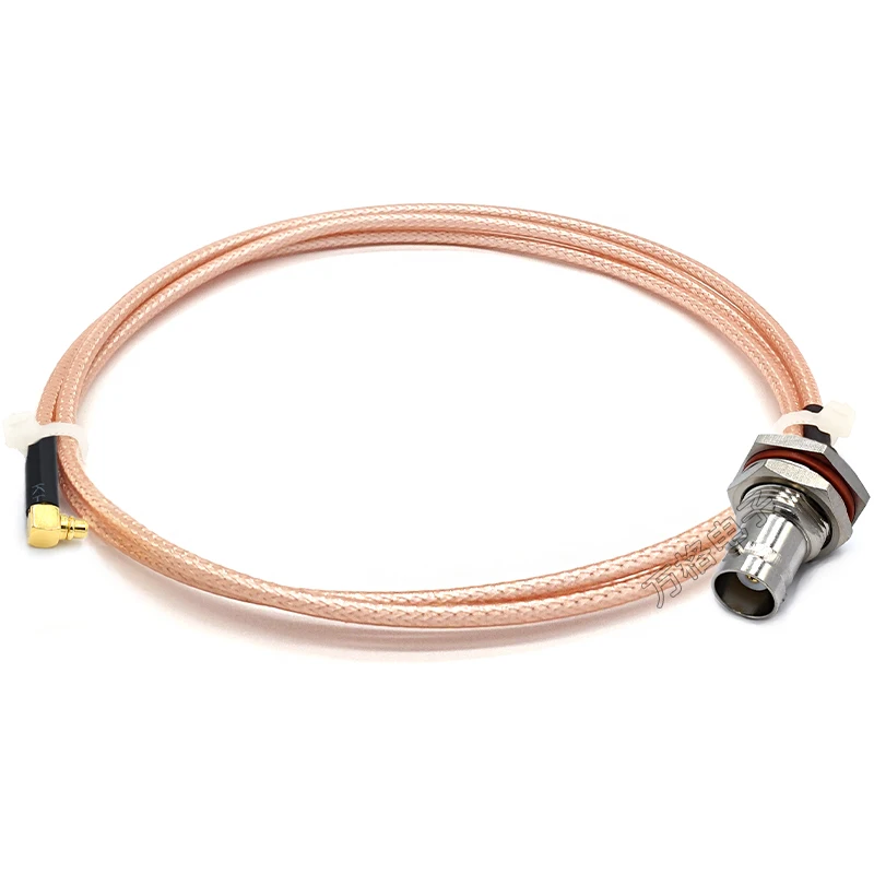 خط اتصال MMCX إلى BNC RF ، BNC أنثى إلى MMCX ، ذكر عازم إلى RG316 ، خط تغذية
