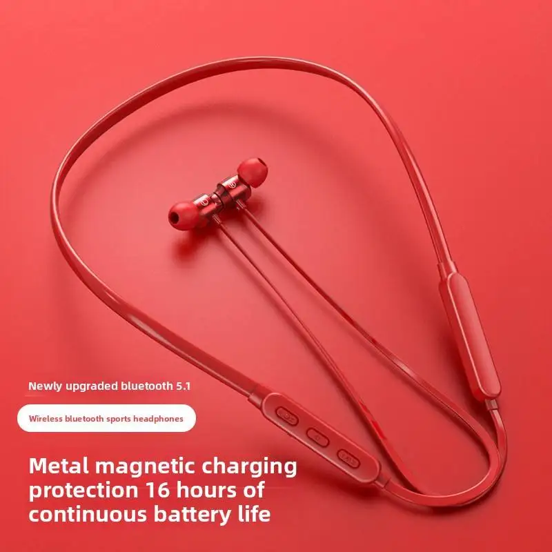 Sport Wireless Bluetooth Neckband Headphone Sleep Game Running Earphone High Quality Sound HD Bass Fone Headset