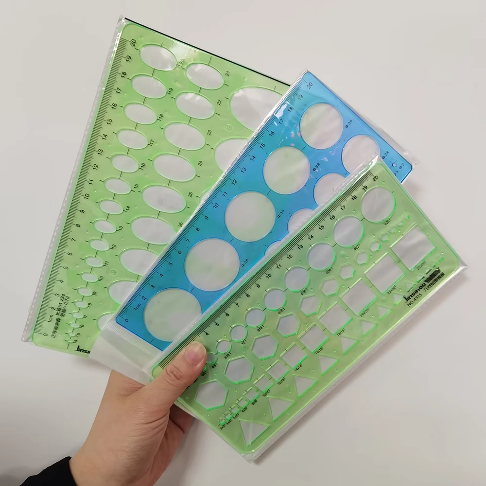 Office Stationery Drafting Supplies Million Flower Ruler Round Ruler Geometry Drawing Template Ruler Spirograph Geometric Ruler