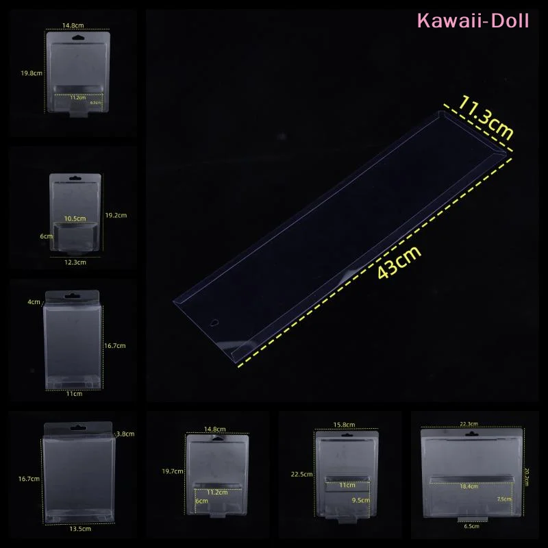 1Pcs Plastic Sliding Card Blister Packaging With Card Insert Wind Fire Wheel Folding Vacuum Molding PVC Toy Car Packaging Box