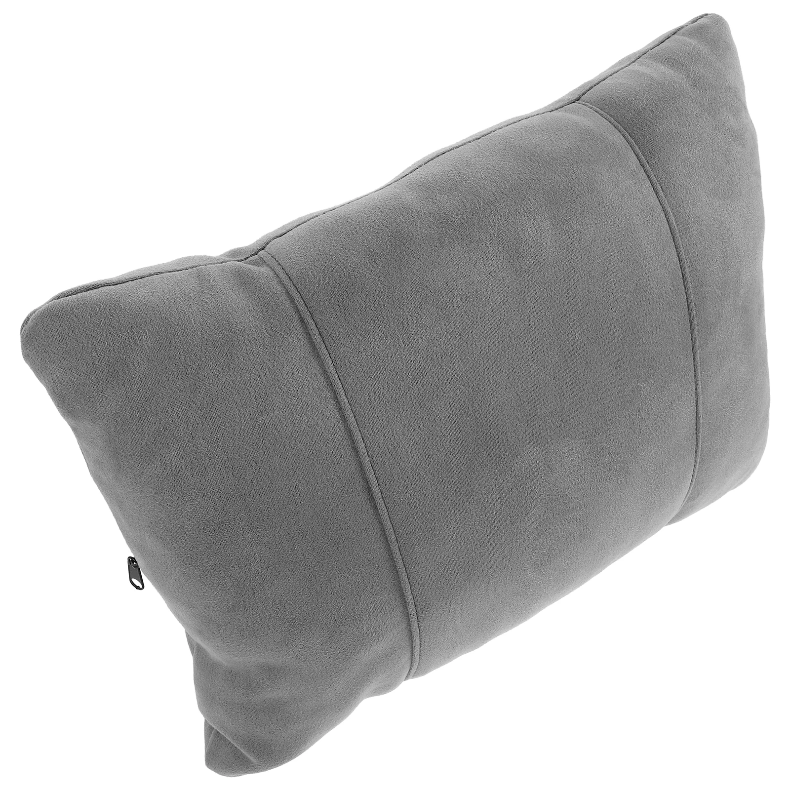 

Car Lumbar Support Cushion Grey Silk Floss High Elasticity All Season Back Rest Pillow Driving Relief Fatigue Car Seat Cushions