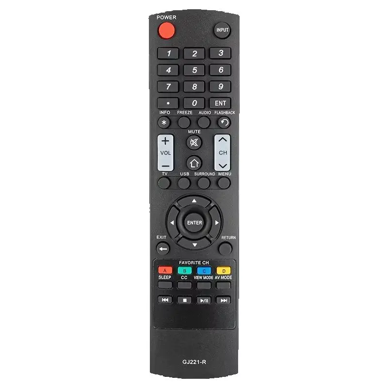 GJ221-R Replacement Remote Control Compatible with Sharp TV GJ221-R GJ221R LC55LE643U LC-55LE643U LC65LE643U