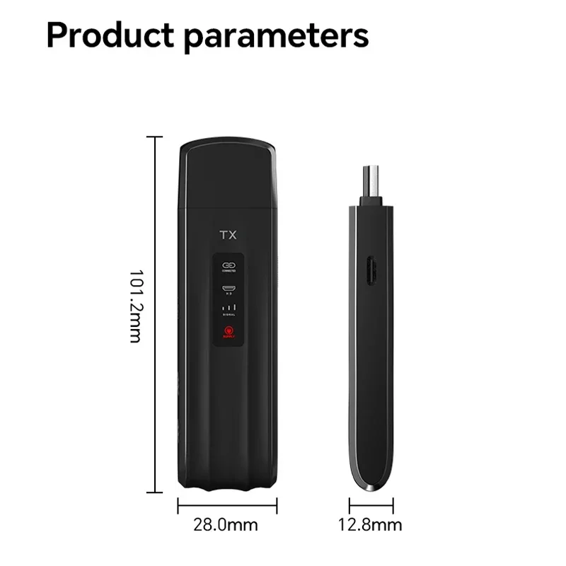 5G 1080P 60Hz 50M Wireless Receiver Transmitter HDMI Video Audio Extender Display Adapter Dongle For TV Box Monitor Projector PC