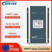 EPEVER 100A MPPT Solar Charge Controller 12V 24V 36V 48V Auto Solar Panel Regulator With LCD Display Max PV 150V Tracer 10415AN