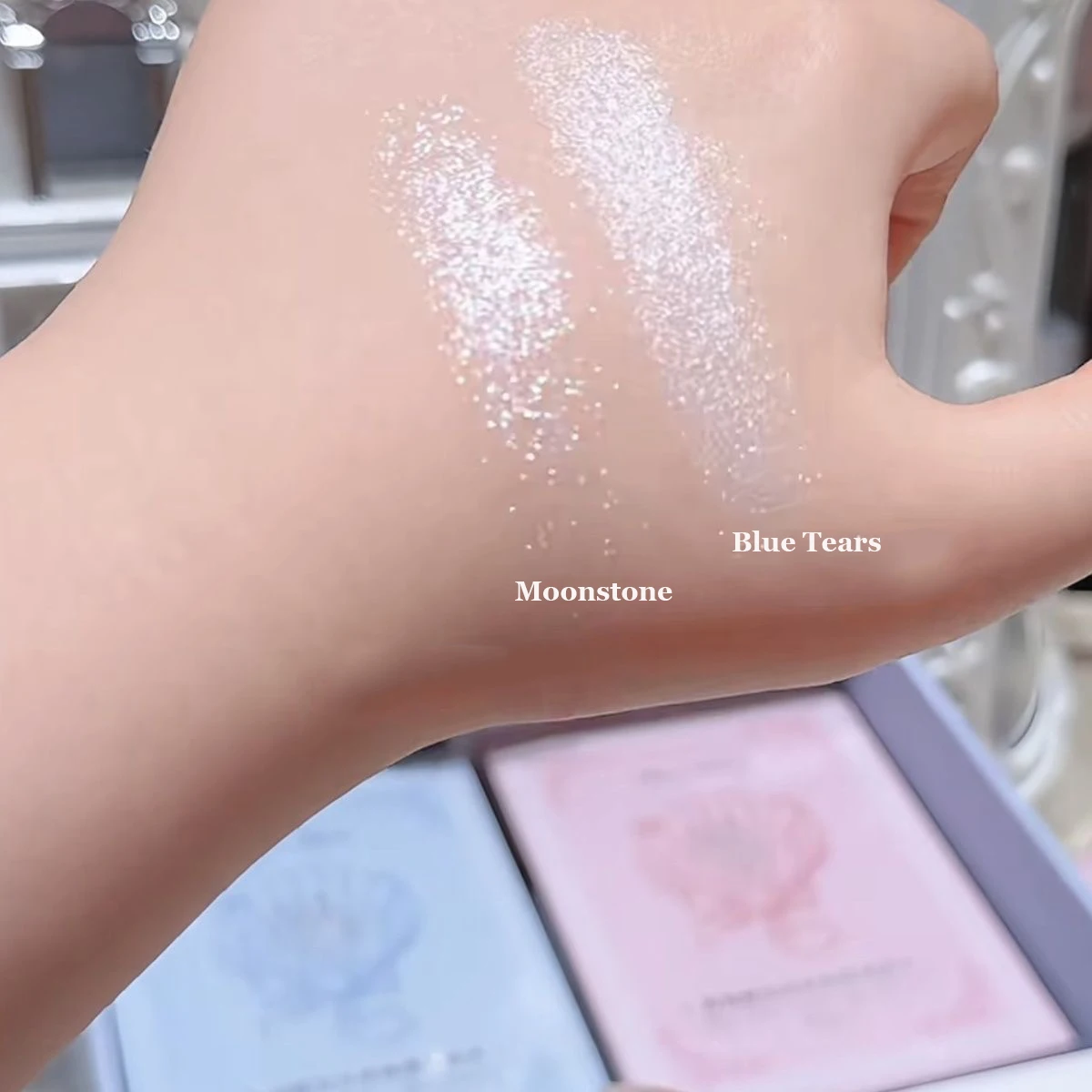 フラワー ノウズ シェル パール コレクション ハイライター パレット シマー グリッター イルミナドール メイクアップ ハイライト