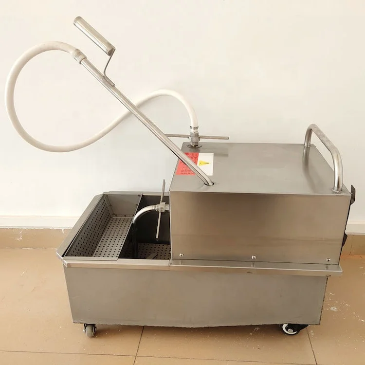 Restaurant Filter Oil Car Portable Deep Frying Oil Filter Machine Filtering Machines Frying Oil
