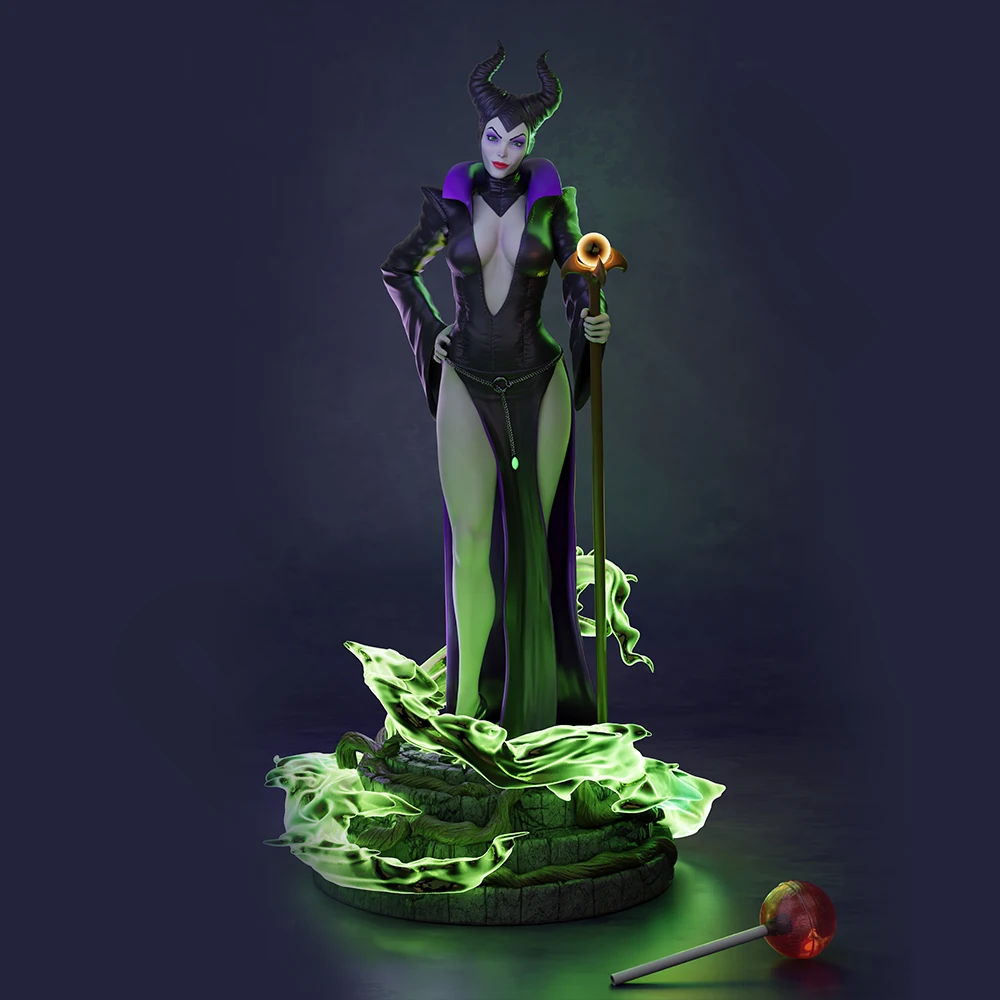 

NSFW Сексуальная ведьма Леди Набор моделей из смолы 3d Принт Кукла 1/24 Несобранная фигурка из смолы Набор статуй Неокрашенная игрушка Gk Набор игрушек