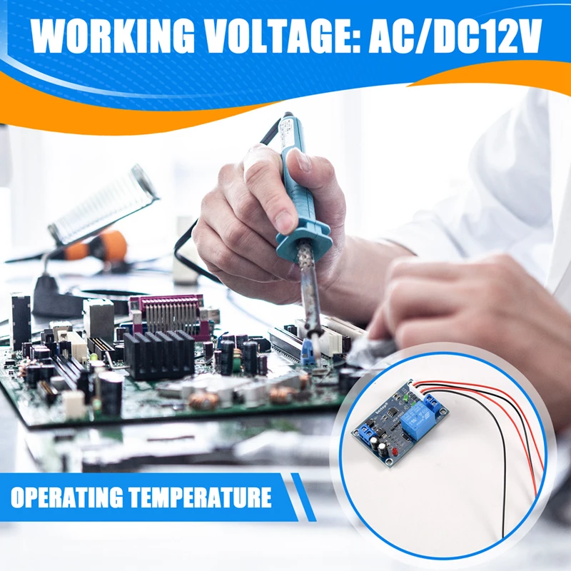 Xh-M203 Módulo de interruptor de bomba controlador de nivel de agua completamente automático Sensores de relé AC/Dc 12V-N35R