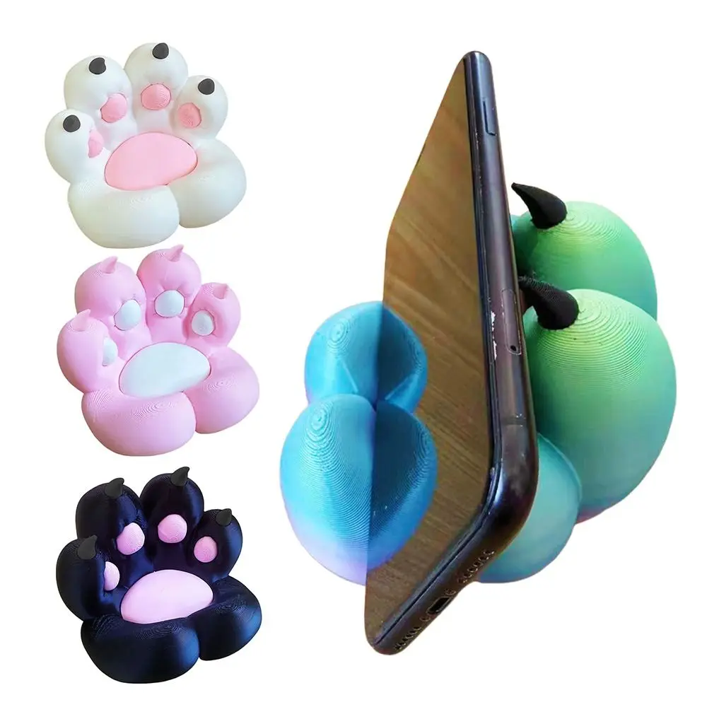 

Cute Funny Claw Phone Holder Desktop Decor 3D Printing Cell Phone Stand Holder Durable Telephone Stands for Desktop Organizers