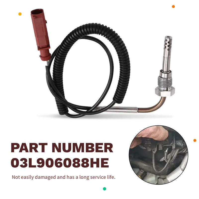 لمقعد سكودا VW متوافق 03L906088HE EGT الاستشعار مستشعر درجة حرارة غاز العادم