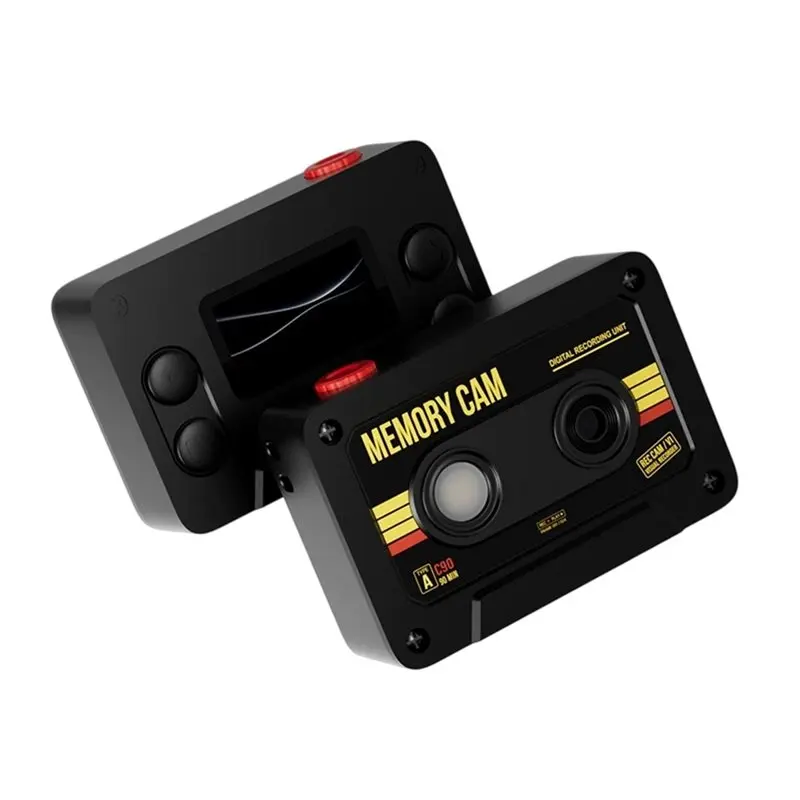 ABZW Can Take Photos And Record Video 1080P Retro Cassette Tape Camera Digital Camera Thumb Camera Campus Student