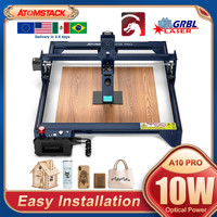 ATOMSTACK A10 PRO 50W Laser Cutting Machine CNC 450nm Engraving Machine Bluetooth Home DIY Metal Acrylic MDF Plywood Leather