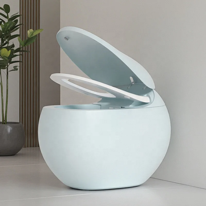 

DUTRIEUX2025 Egg Smart Унитаз Роскошное биде безрезервуарный смыв S-Trap Цельный с автоматической открытой крышкой и пультом дистанционного управления в комплекте