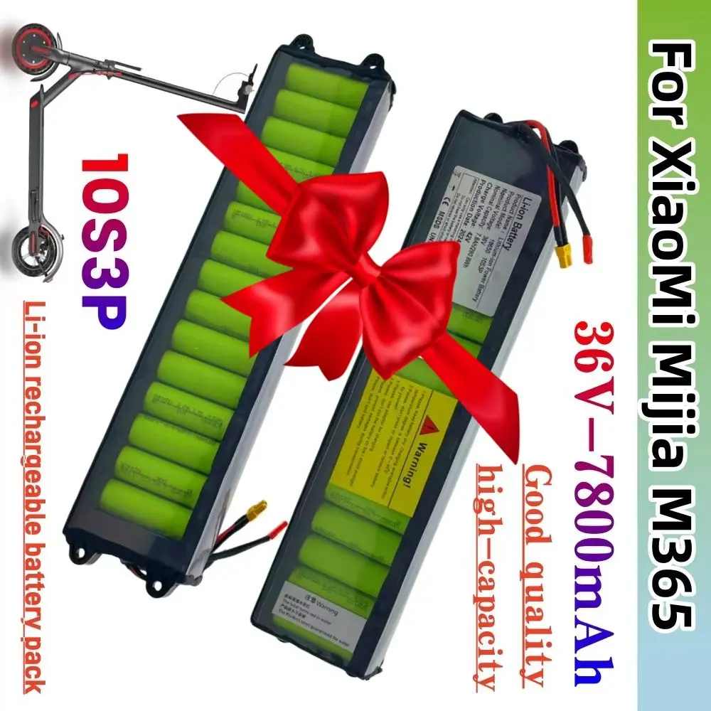 

36V 7800mAh Li-ion Rechargeable Battery for XiaoMi M365 Electric Scooter with SM And XT30 Connectors Built-in BMS Protection