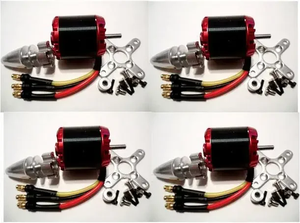 4X N2830/2212 1300KV 250W 2-4S Brushless Motor Quad-Hexacopter Free soldering