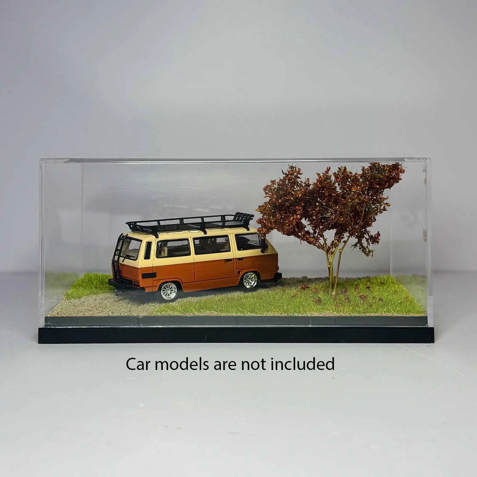 

1/64 Hot Diecast Wheels Model Car Scenarios Display Case,Collectible Organizer Tabletop Decor,Showcase for Toy Car Collectors