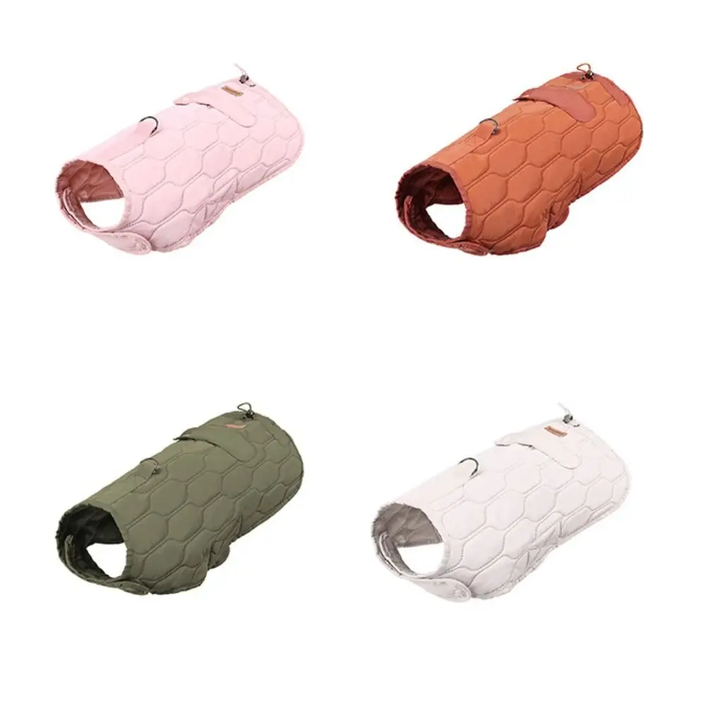 

Lovely Polyester Cotton Puppy Dogs Vests Soft Windproof Cartoon Puppy Dog Vest White Green Pink Dog Jacket Puppy Dog