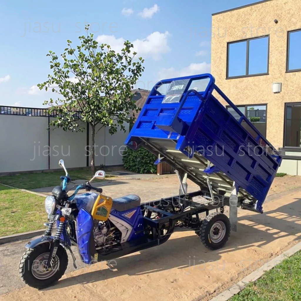 

New Water-Cooled Engine Tricycle, 60km/h -Driven On-Site Dump Grain Transporter