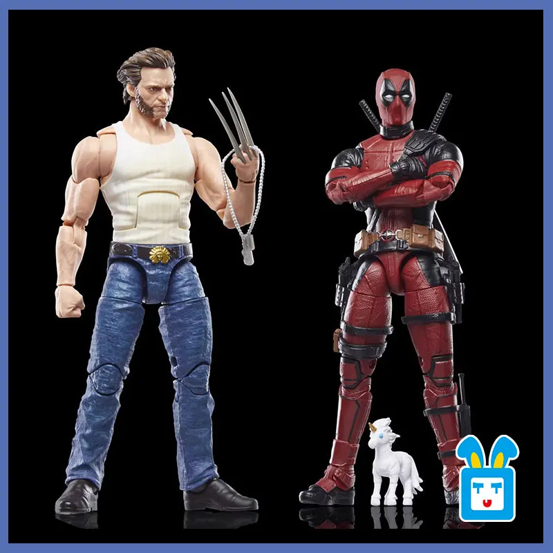 

6-inch Action Figure In Stock Marvel Legends Figure X-men Wolverine Deadpool Statue Tabletop Display Adult Gift Kids Pvc Toys