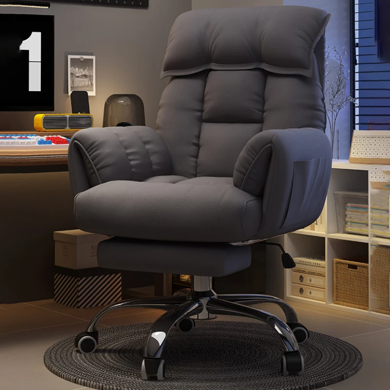 

Comfortable Ergonomic Office Chair Swivel Mobile Gaming Study Office Chair Armchair Luxury Silla De Oficina Office Furniture