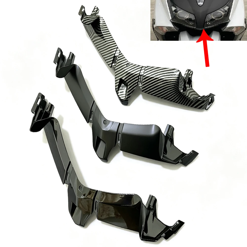 TMAX530 Beak Front Head Fairing Plate Cowl Panel for Yamaha T-MAX530 2012 13 2014 TMAX 530 Wing Cover Spoiler Air Intake Carbon