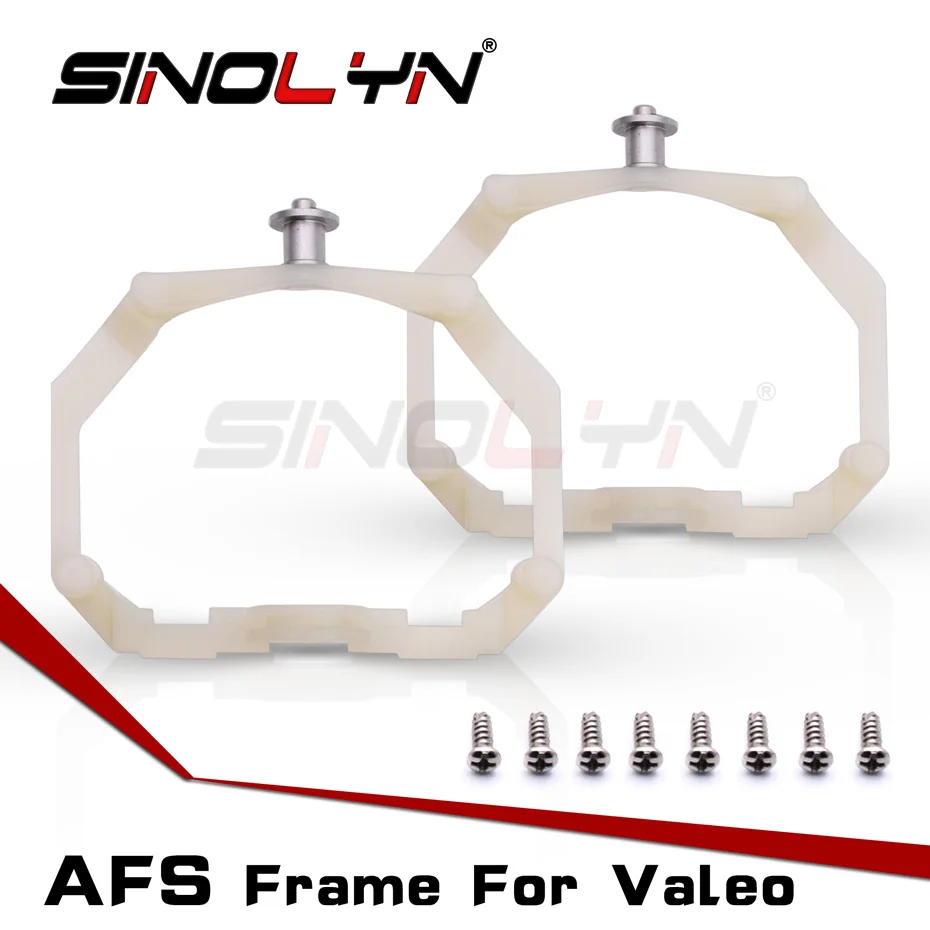 Sinolyn AFS Frame For Hella 3R G5 Replace Original Valeo Lens Mounting Bracket Adapter Headlight Retrofit Holder Car Accessories