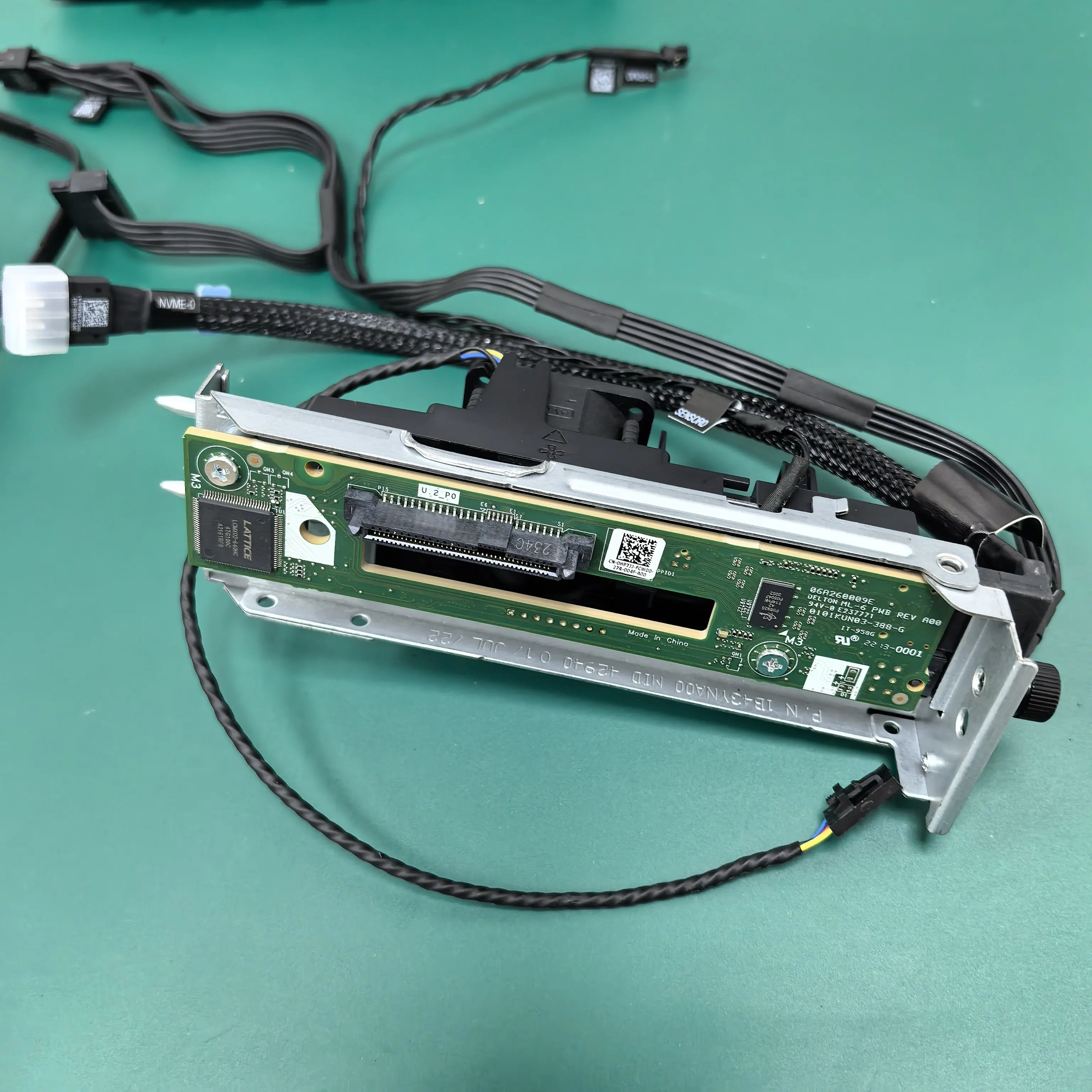 For Dell T5860 T7865 Workstation Front NVME SATA Backplane GCGMK WF1NJ 1DKP4