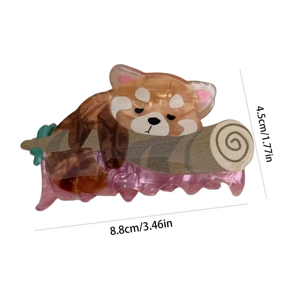 Pince à cheveux Koala en acrylique personnalisée, ours, créature marine, Animal, coiffure, dessin animé, grand requin, pour femme