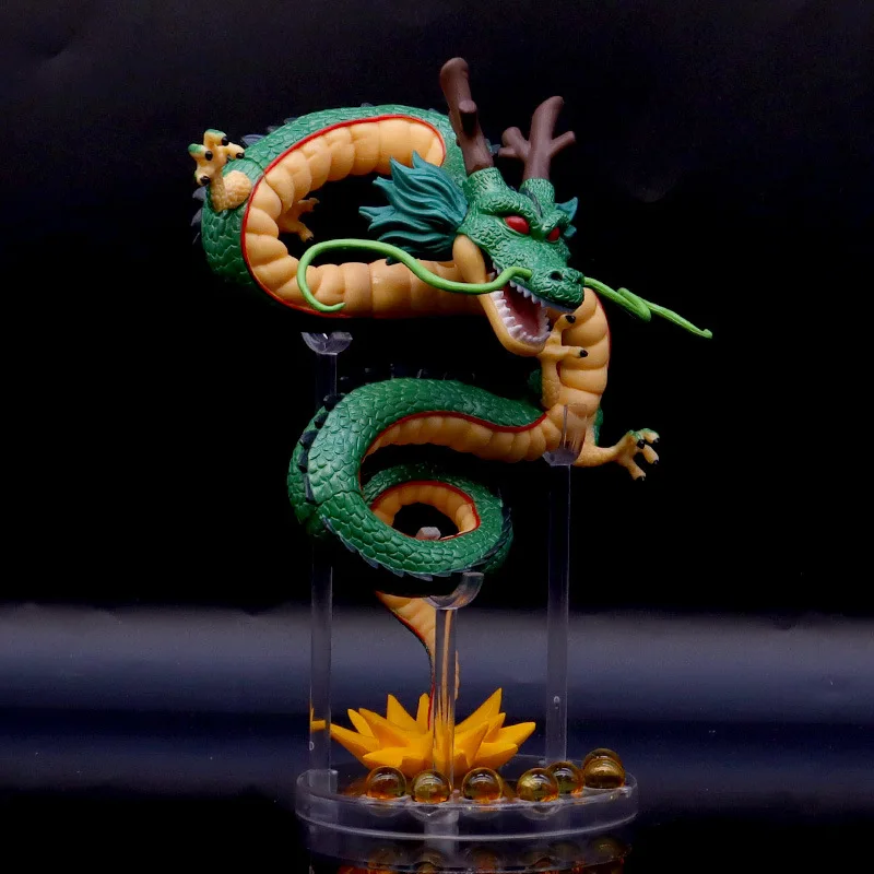 18Cm Hot Anime Dragon Ball Figure Shenron Wish Fulfillment Pvc Model Childhood Memories Desktop Decoration Collectible Toy Gifts