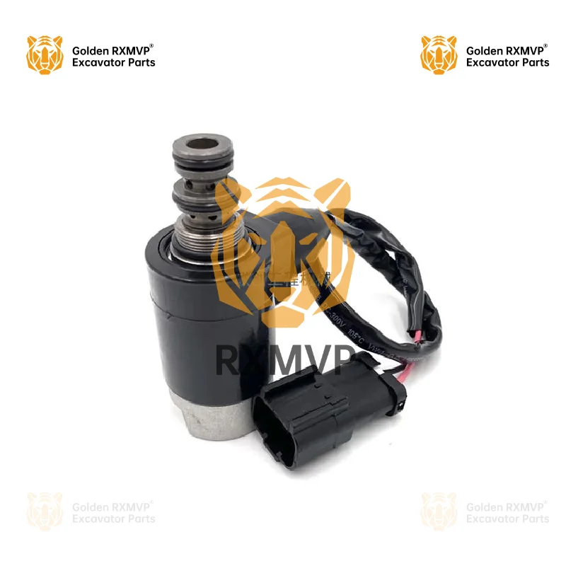 For Komatsu Pc60-7/90/120-6 Rotary Solenoid Valve Rotary Solenoid Valve Coil Electronic Valve Excavator Accessories