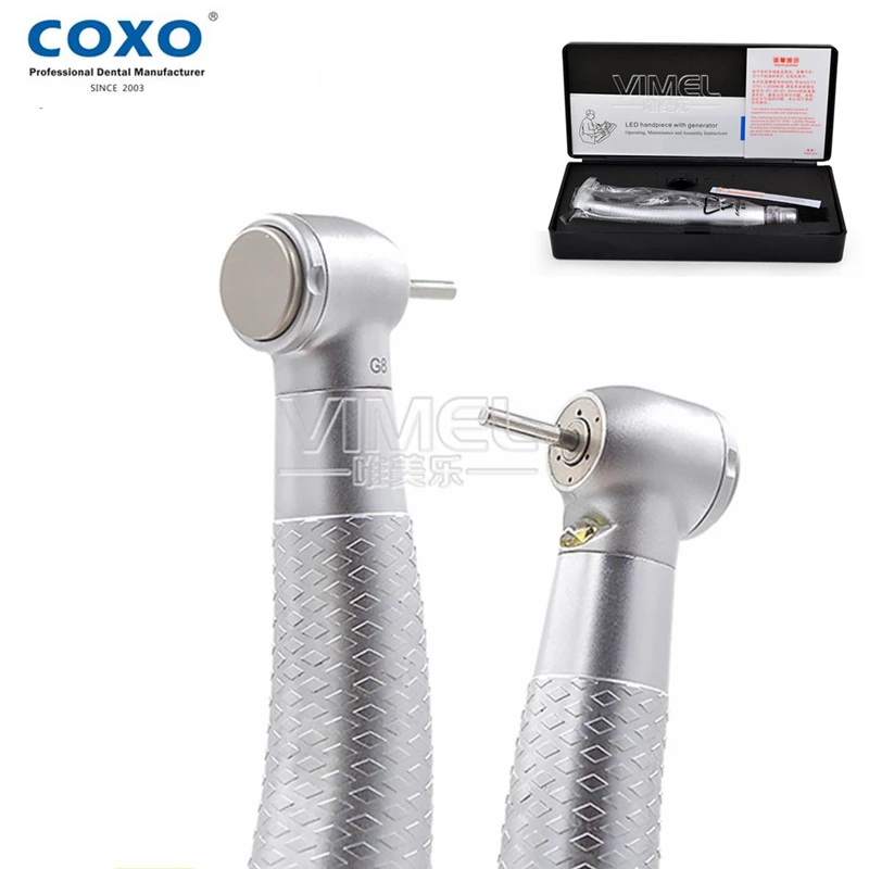 COXO 207F SP Led Handpiece Cartridge  Push button Air Turbine Rotor Dental Cartridge