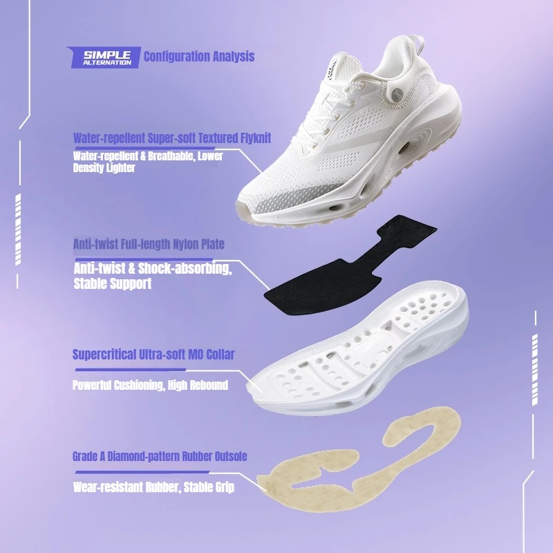 2026 Women's New Dynamic Mesh Running Shoes Lightweight Super Comfortable Breathable Sports Shoes 24108