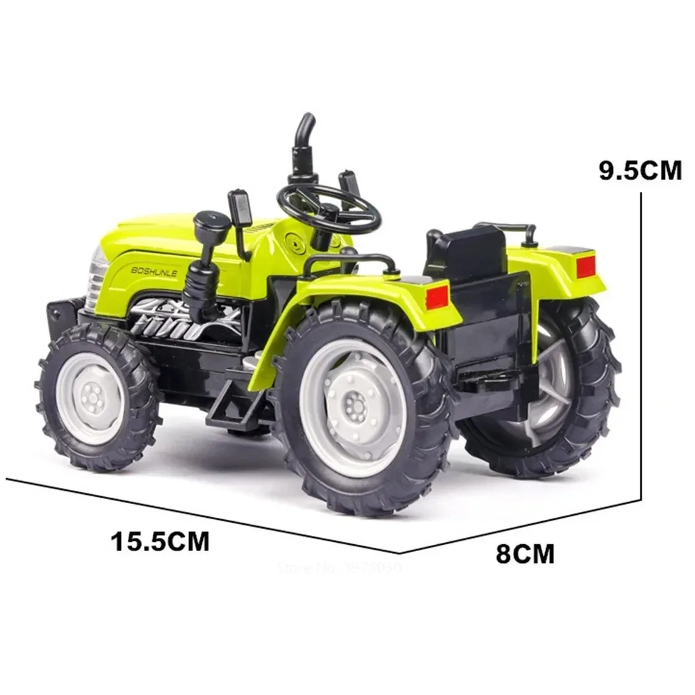 1/32 UTV Landwirtschaftlicher Traktor Legierung Spielzeug Autos Modelle Gummireifen mit Licht Sound Fahrzeug Zurückziehen Agrimotor Auto für Jungen Geschenk