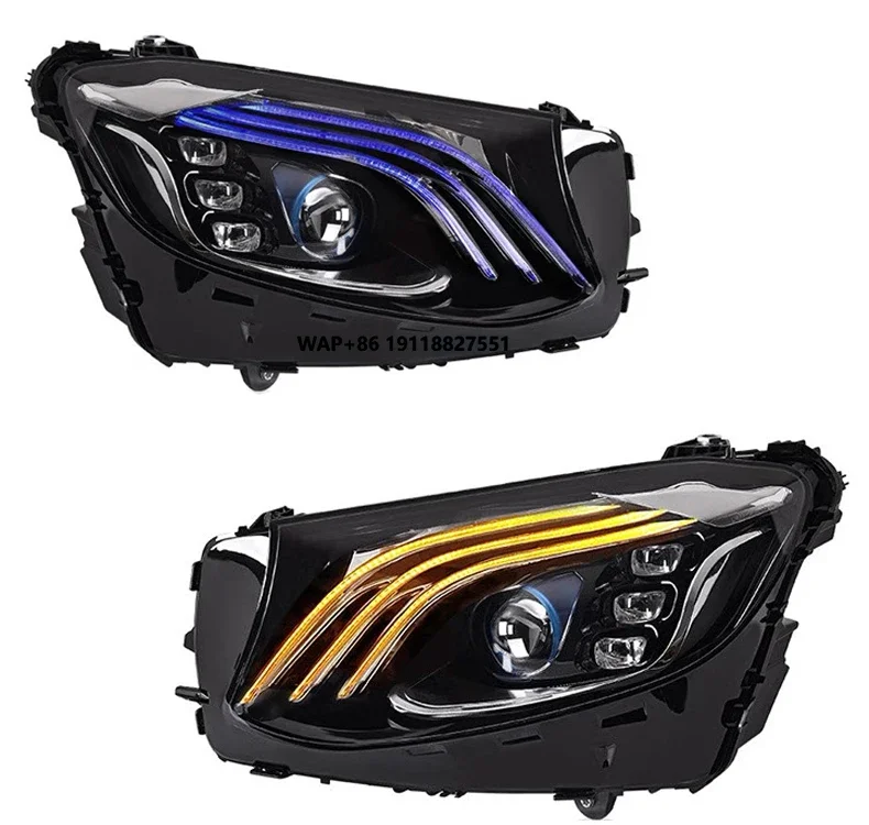 High-quality Car Modification Upgrade LED Headlights High Brightness Front Lights Front Lamps for GLC X253 2016-2019