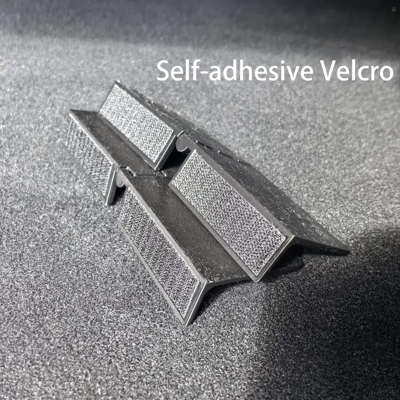 

2pcs Car Trunk Fixing Bracket Universal Non Drilling Luggage Organizer Black Multi Functional Fixing Bracket Car Accessories