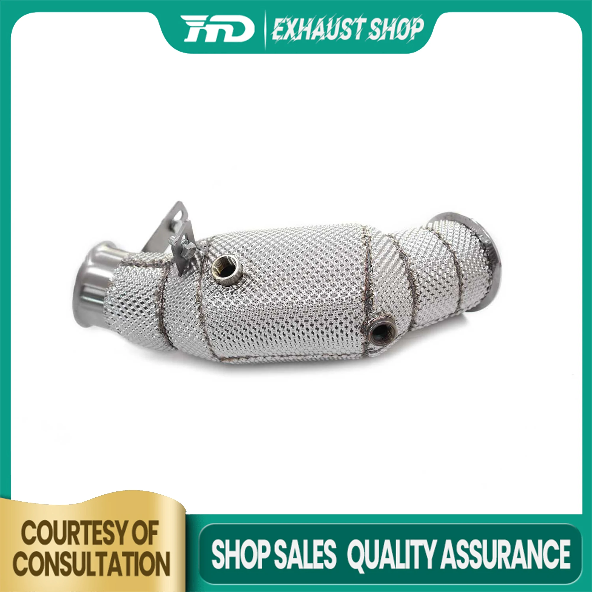 

Выхлопная труба HMD для BMW m135i F20 N55 SS304, теплозащитный экран, высокое качество, высокая производительность, точно подходит, новые продукты