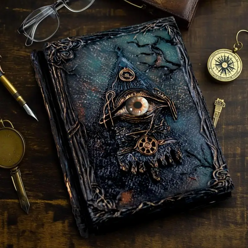 

New Cthulhu Notebook Vintage Hand Book High Beauty Loose leaf Replaceable Inner Core Journal Christmas Birthday Surprise Gift