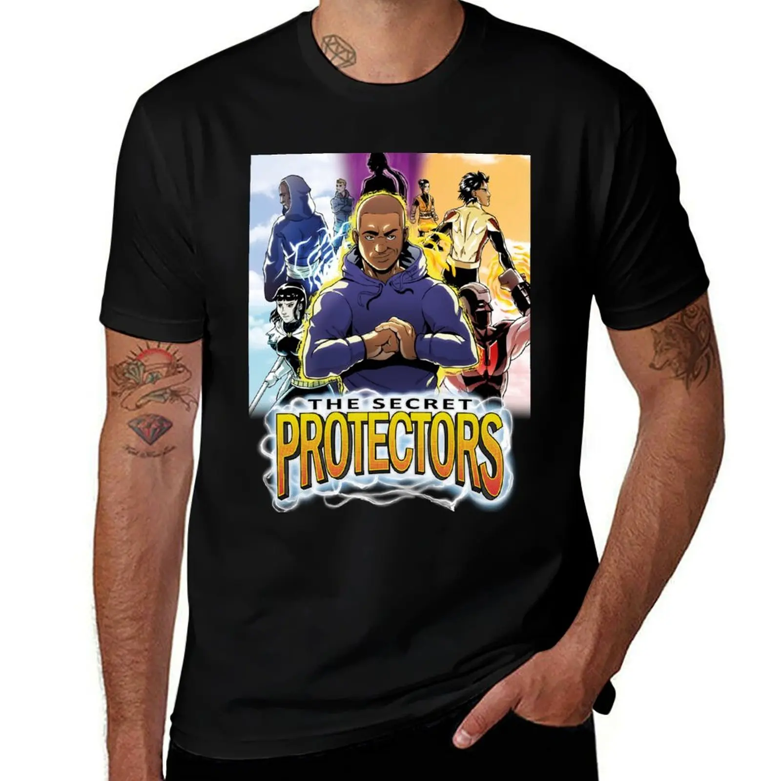 The Secret Protectors Volume 1 Cover T-Shirt Casual Loose Fit Short Sleeve T-Shirt