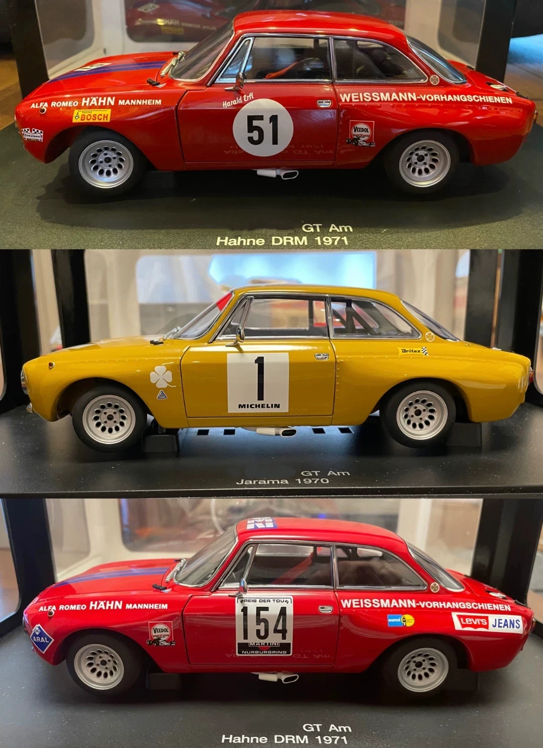 

Autoart 1:18 Alfa Gt Am 1970-1971 Simulation Limited Edition All Open Alloy Metal Static Car Model Toy Gift