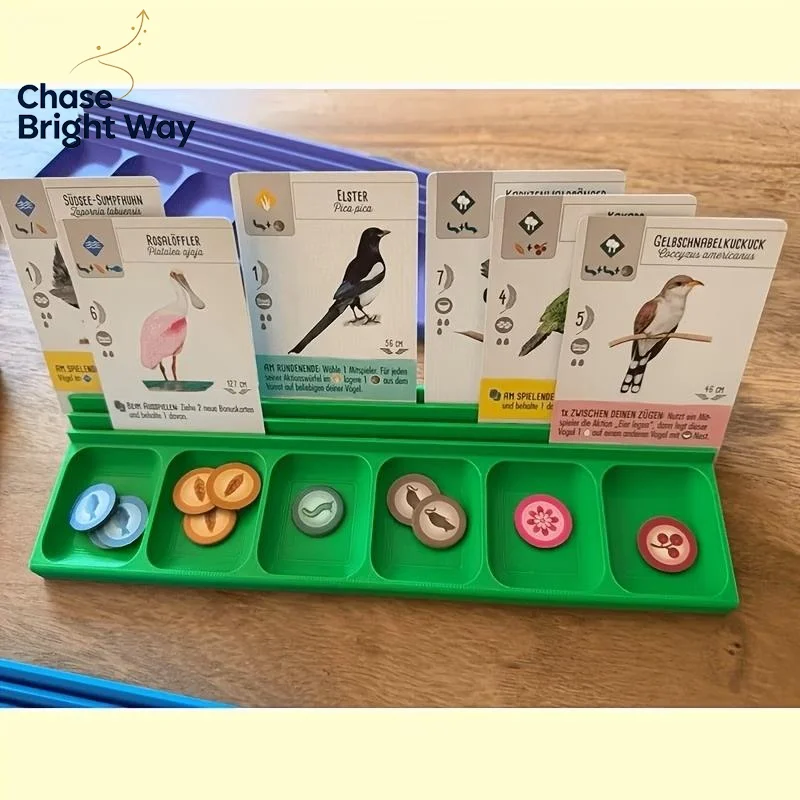 Dual-Purpose Board Game Organizer Tray Large Capacity Classification Card Holder for Mass Card Collection Storage Use