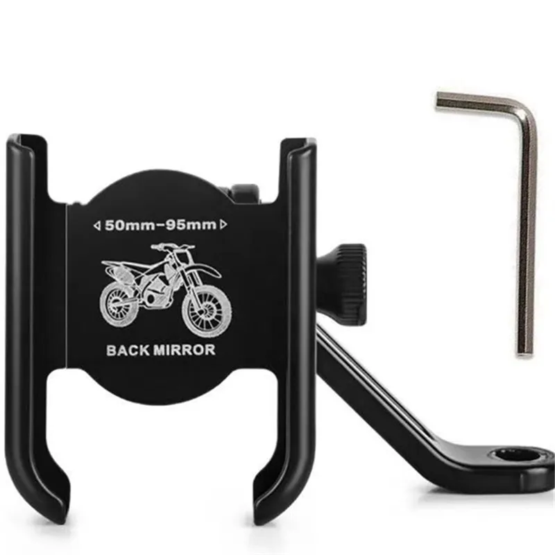 Suporte de telefone de metal suporte de telefone elétrico, entrega de bicicleta elétrica de motocicleta equitação bicicleta de liga de alumínio