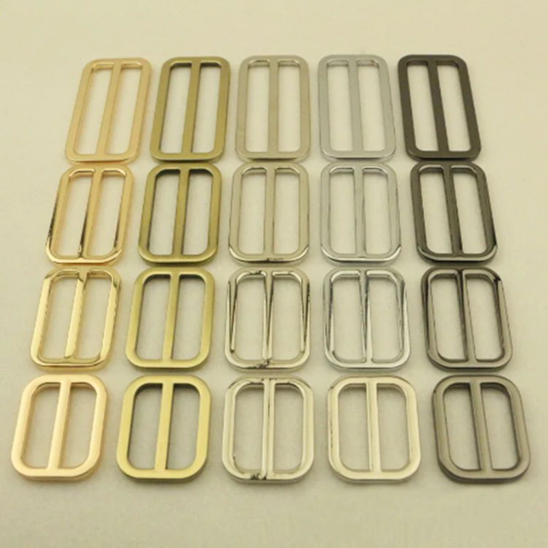 1x Metal Flat Wire Rectangle Ring Buckle 25-50mm Loops Webbing Leather Craft Bag Strap Belt Buckle Garment Luggage DIY Accessory