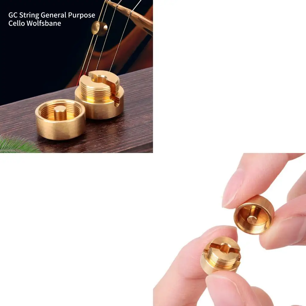 Q39E Permanent Bronze Violoncello Addition Eliminates Wolf Pitches Noise Suppression for Musicians Students