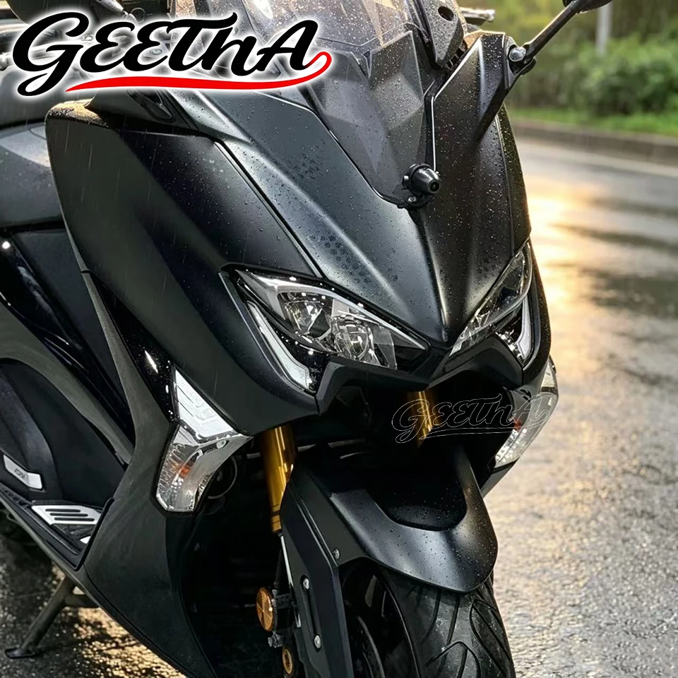 2017-2021 for TMAX530 TMAX560 2019 Motorcycle Modification Center Cover and Air Deflector Bottom Headlight Lower Housing Cover
