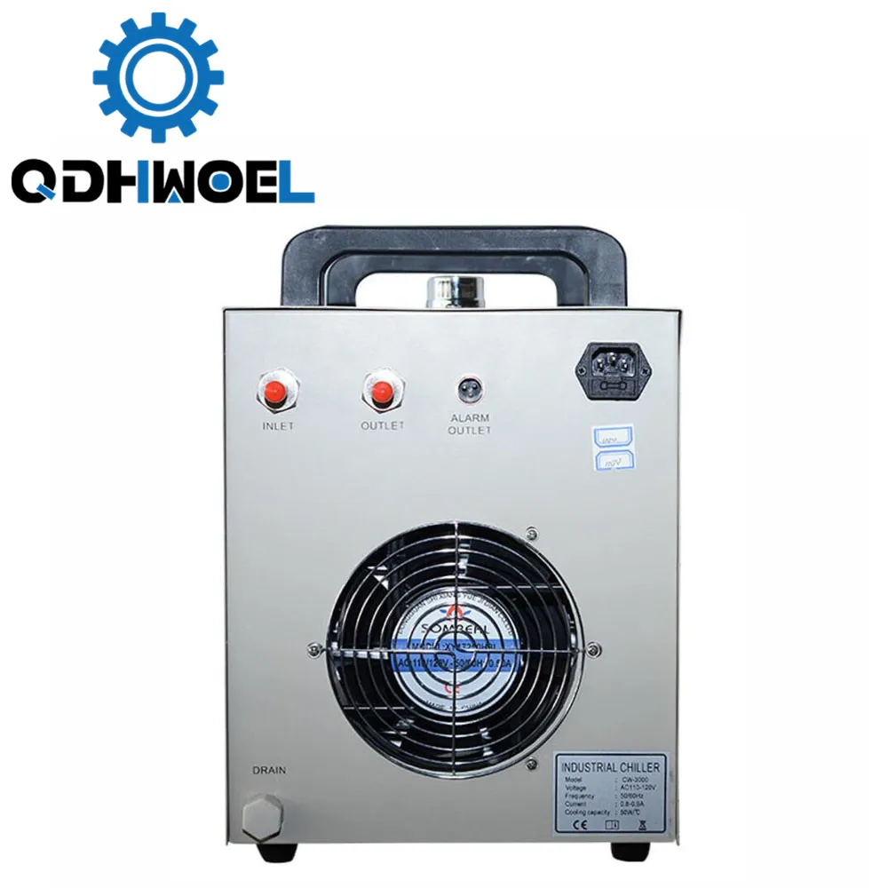 QDHWOEL CW-3000AK Raffreddatore d'acqua industriale con quattro mandrini CNC da 1,5 kW e apparecchiature di saldatura