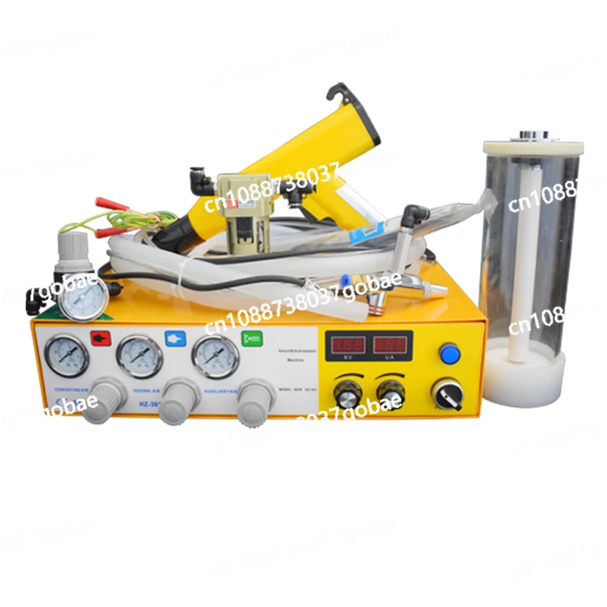 Double display experimental spraying machine 1L small capacity powder bucket, electrostatic powder proofing machine,